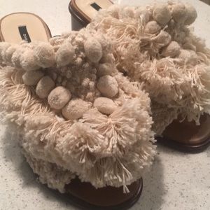 Zara Boho Mules - NWT